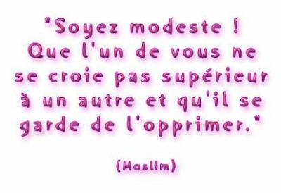 Le bon comportement! 