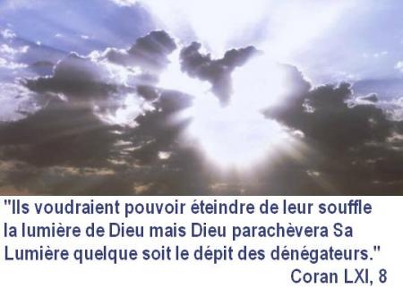 la lumi�re divine !